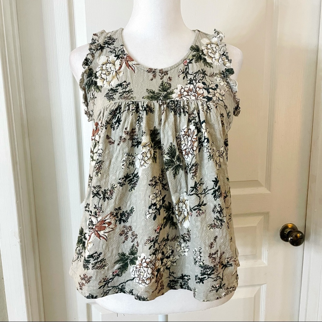 320 Lucky Brand Floral Blouse 320 Lucky Brand Floral Blouse